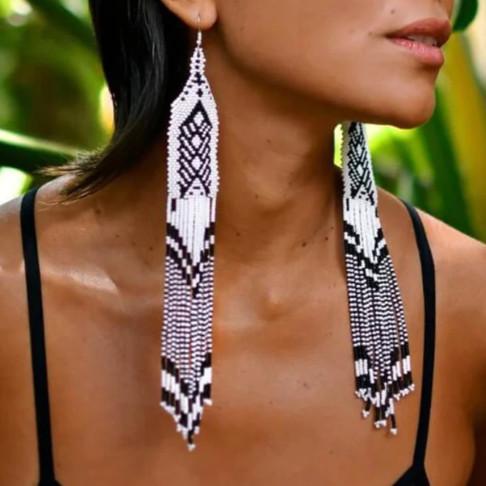 Kaskade Beaded Earring Handmade